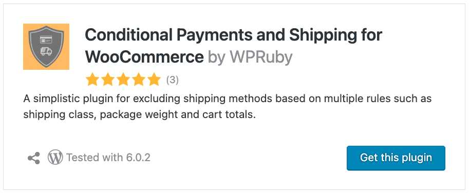 Conditional Payments and Shipping for WooCommerce