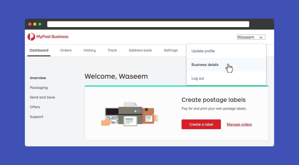 Connect MyPost Business to WooCommerce