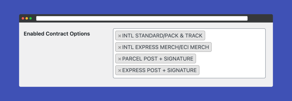 enable Australia Post contract rate in WooCommerce